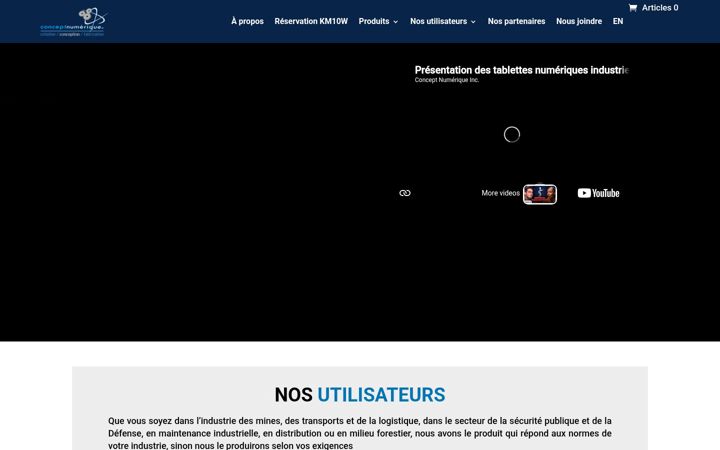 Screenshot of conceptnumerique.com