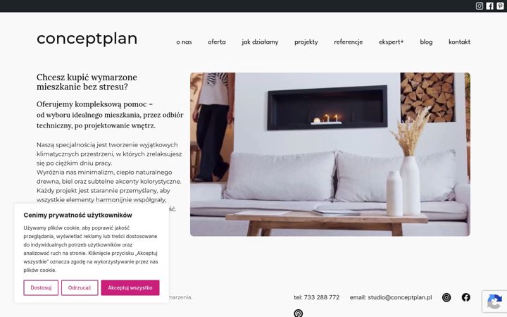 Screenshot of conceptplan.pl