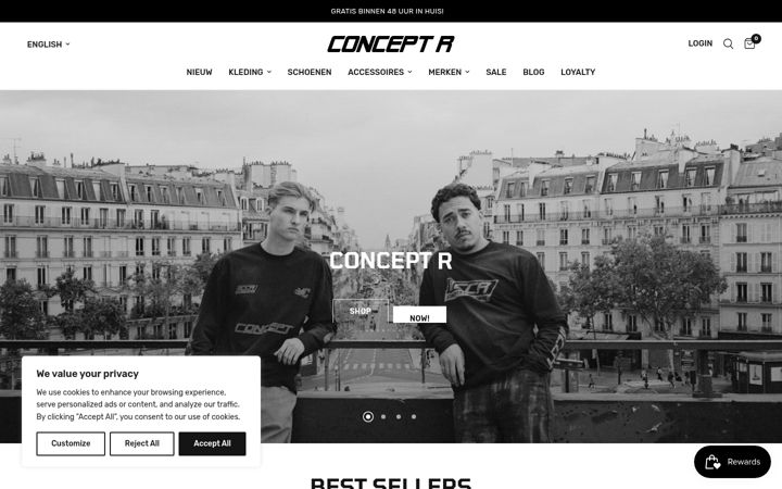 Screenshot of conceptr.nl
