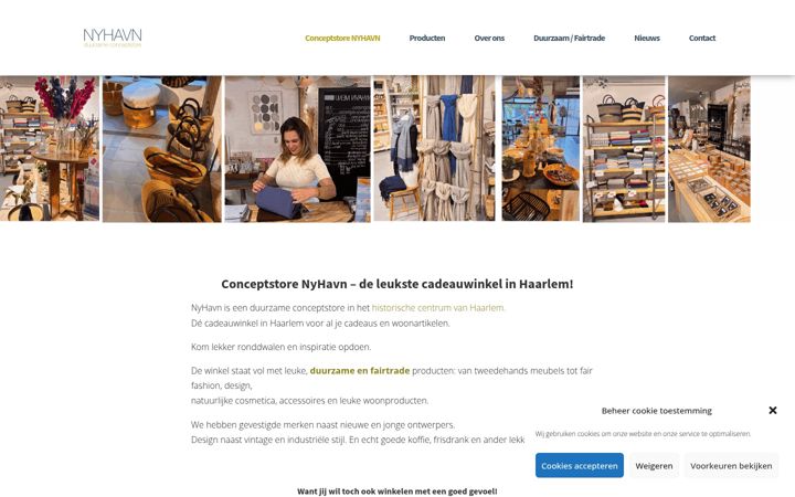 Screenshot of conceptstore-nyhavn.nl