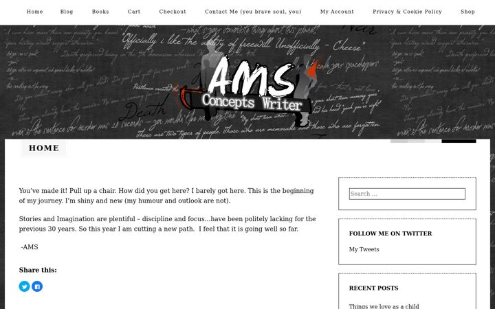 Screenshot of conceptswriter.com