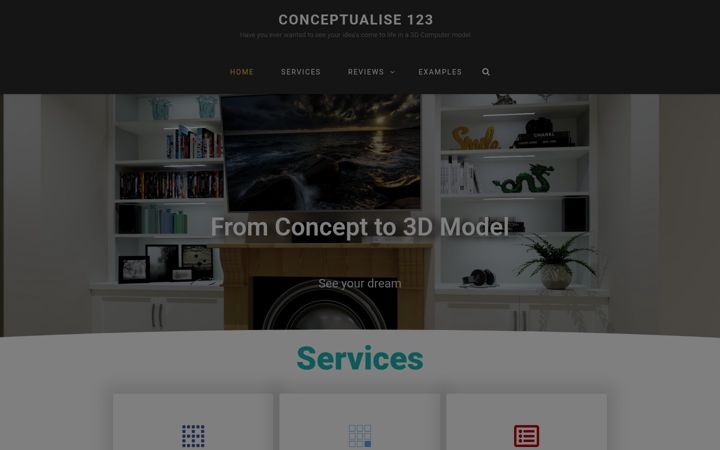 Zrzut ekranu conceptualise123.co.uk