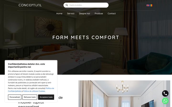 Screenshot of conceptualroom.com