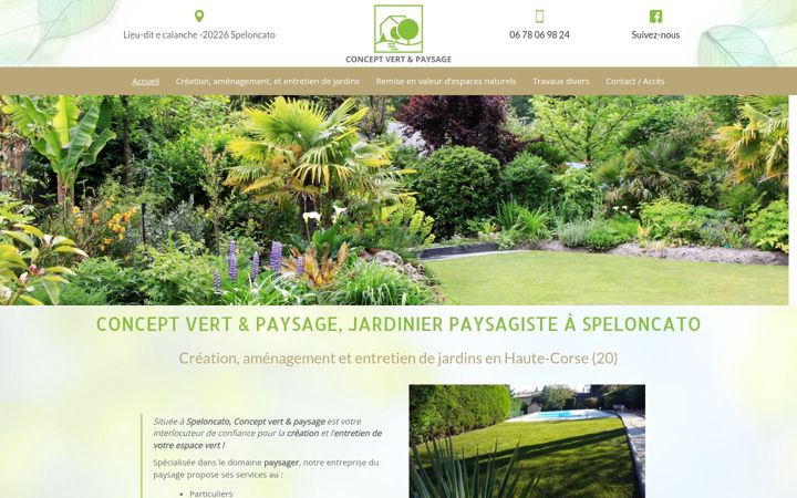 Screenshot of conceptvertetpaysage.fr