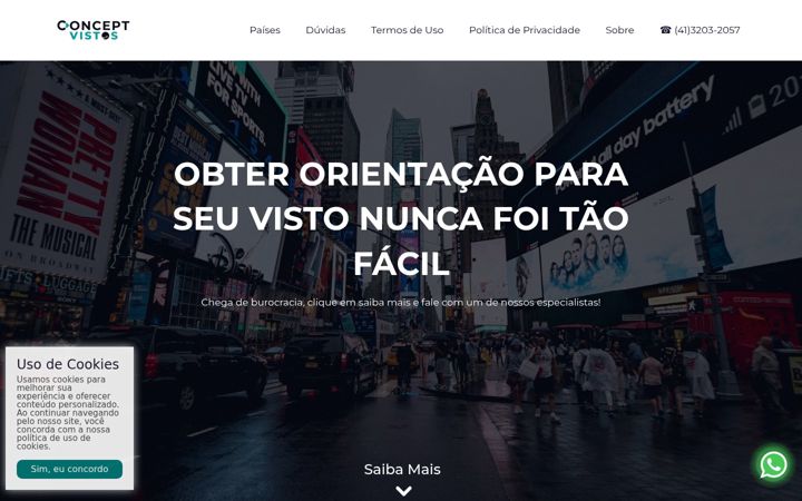 Screenshot of conceptvistos.com.br
