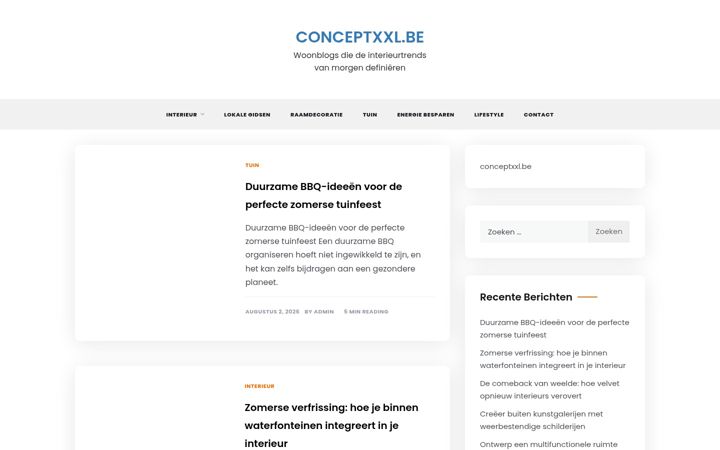 Screenshot of conceptxxl.be