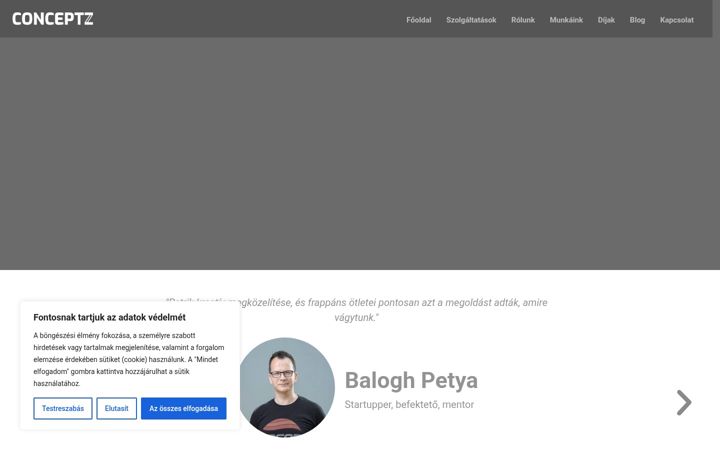 Screenshot of conceptz.hu