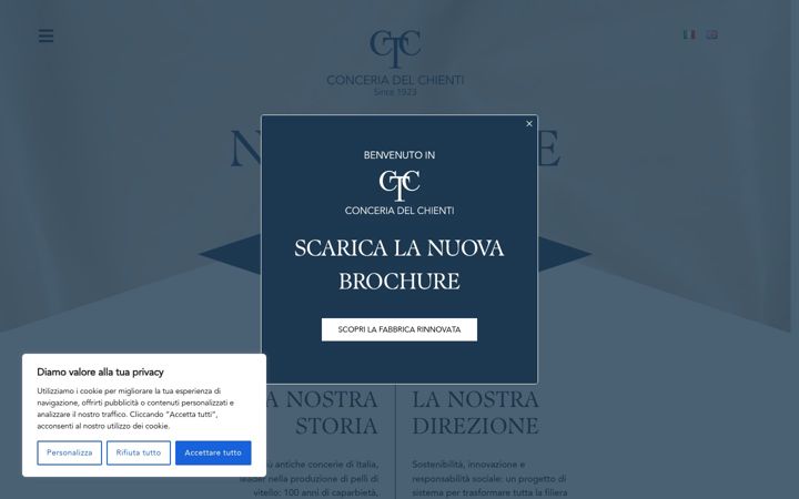 Screenshot of conceriadelchienti.com