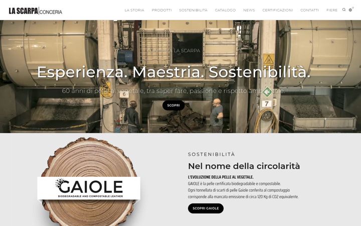 Screenshot of concerialascarpa.it