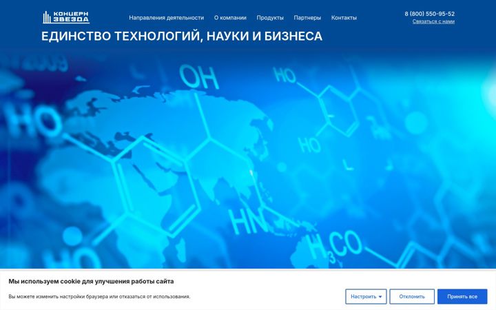 Screenshot ta' concernzvezda.ru