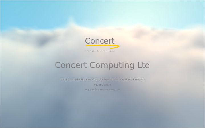 Screenshot of concertcomputing.com
