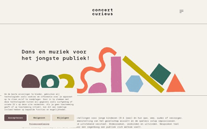 Screenshot of concertcurieus.nl