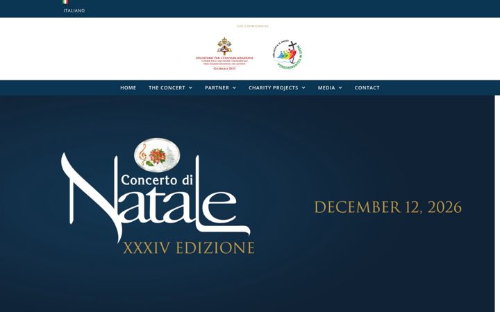 Screenshot of concertodinatale.it