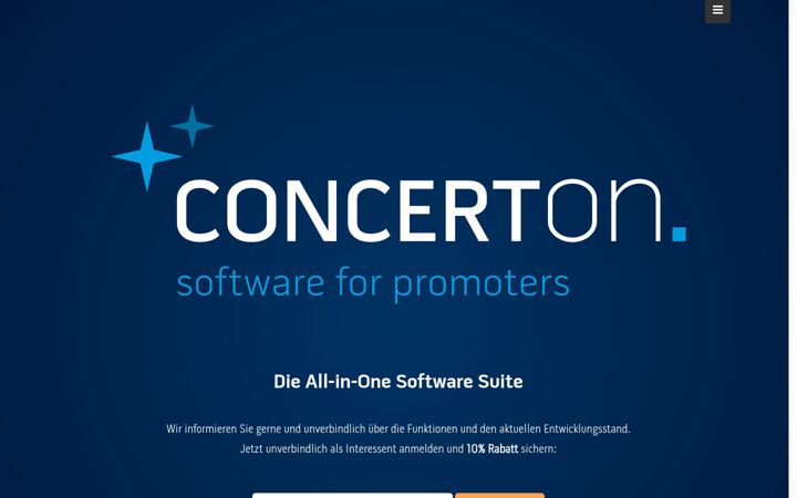Screenshot of concerton.com