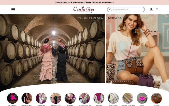 Screenshot of conchavega.com