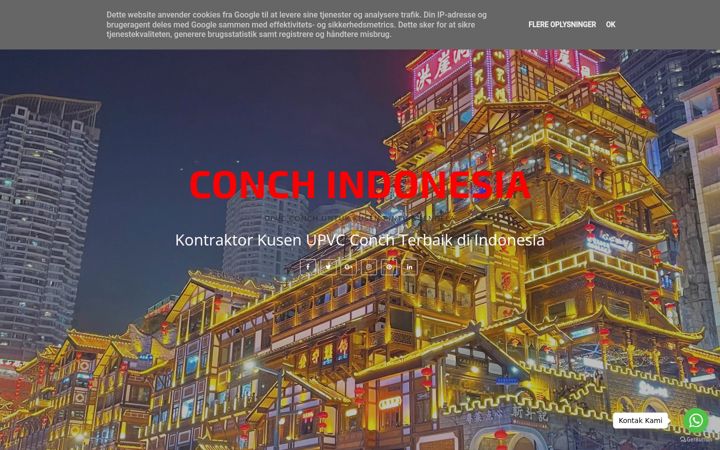 Screenshot of conchindonesia.com