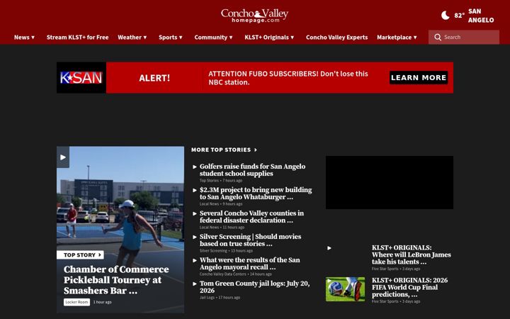 Screenshot of conchovalleyhomepage.com