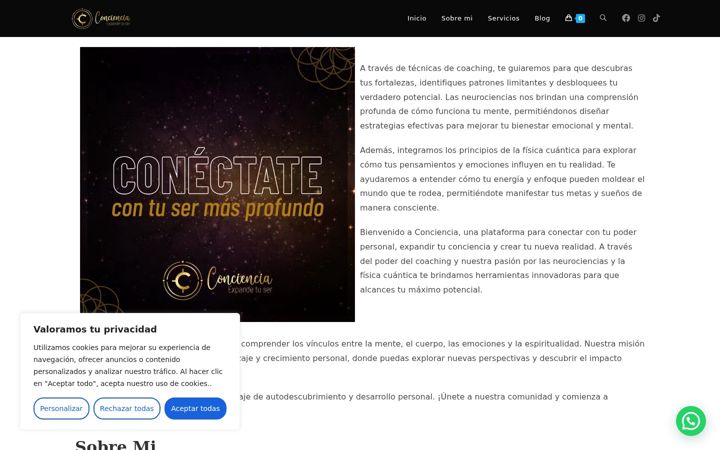 Screenshot of conciencia.com.co