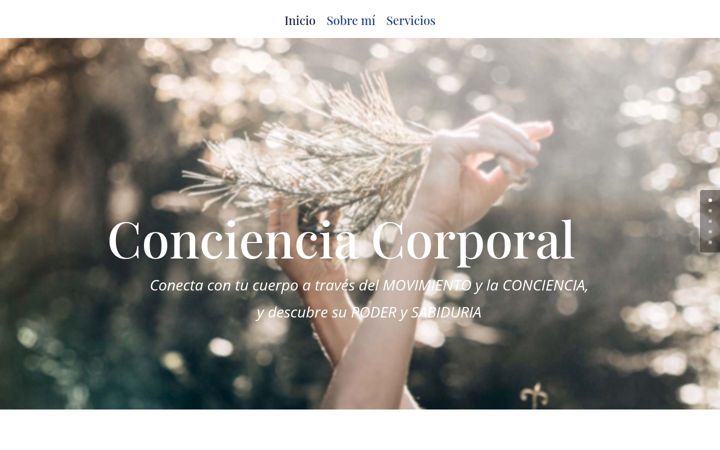 Screenshot of concienciacorporal.com