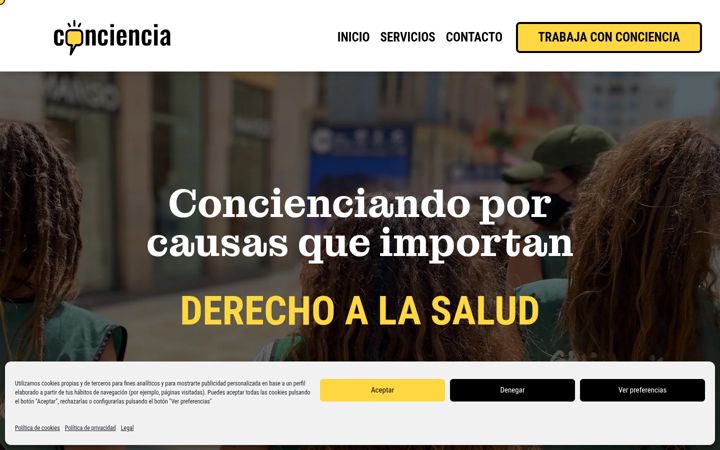 Screenshot of concienciafr.com