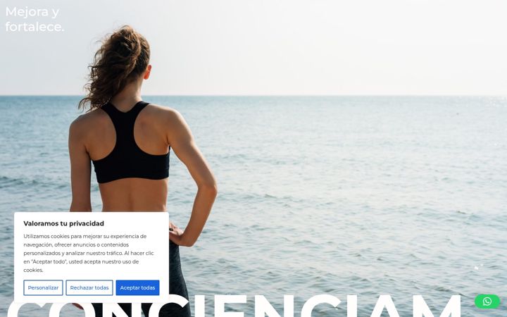 Screenshot of concienciamar.com