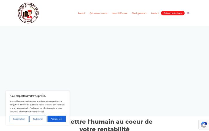 Screenshot of conciergeavotreservice.com