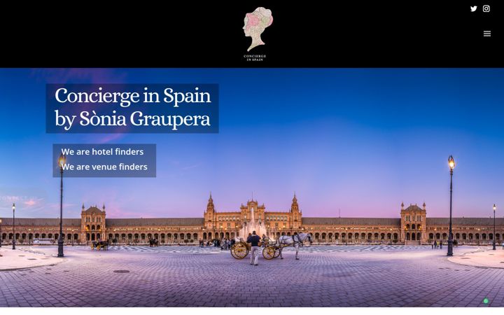 Screenshot of conciergeinspain.com