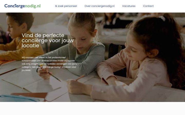 Snímek obrazovky conciergenodig.nl