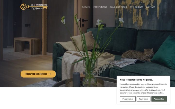Screenshot of conciergerie-anna-beziers.fr