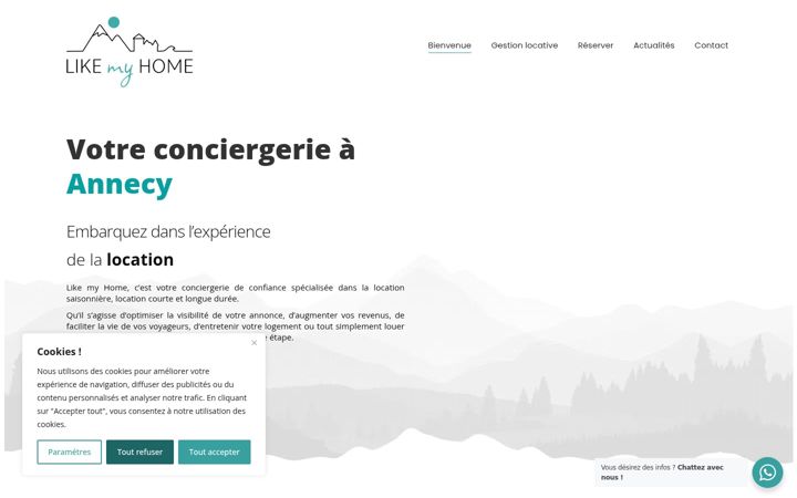 Screenshot of conciergerie-annecy.fr