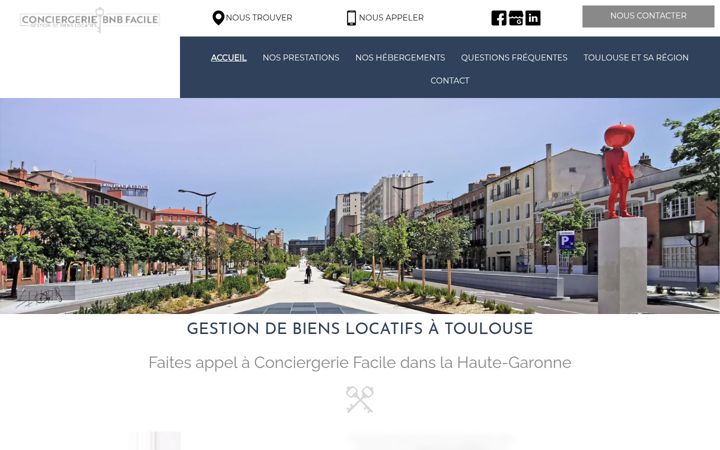 Screenshot of conciergerie-bnb-facile.com