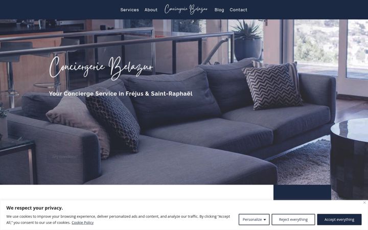 Screenshot of conciergerie-frejus.com