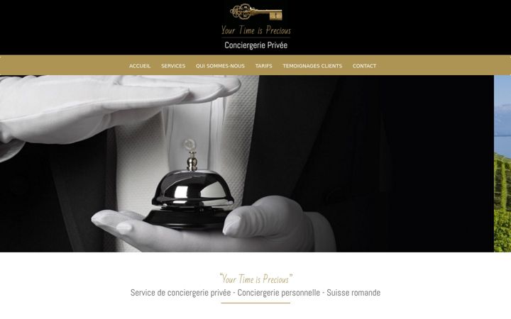 Screenshot of conciergerie-privee-vaud.ch