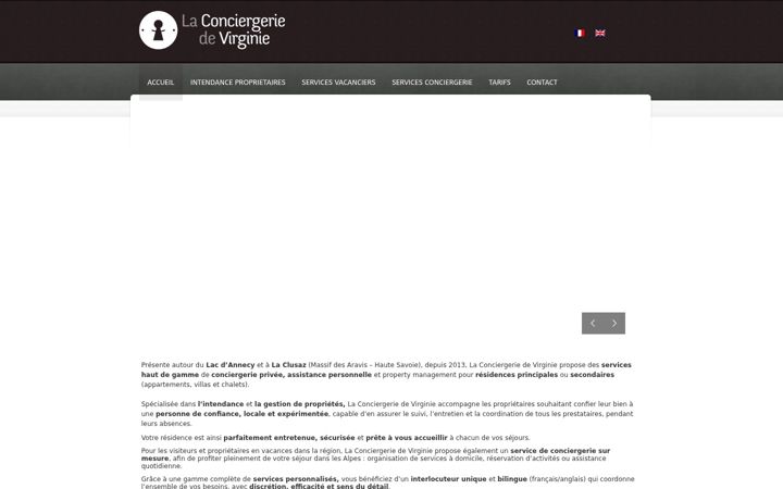 Screenshot di conciergerie-virginie.fr