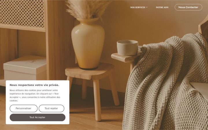 Screenshot of conciergerieduchossy.com