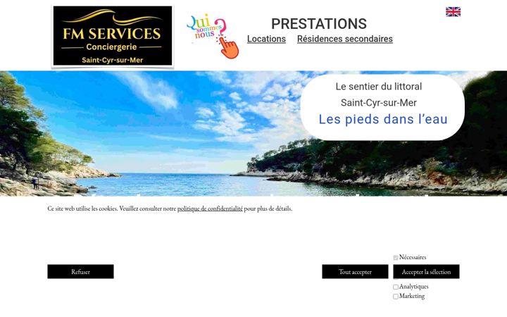 Screenshot του conciergeriefmservices.fr