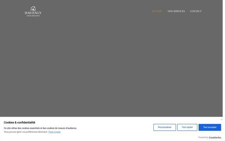 Screenshot of conciergeriehavenly.com