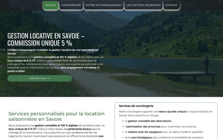 Screenshot of conciergerielhotellier.com