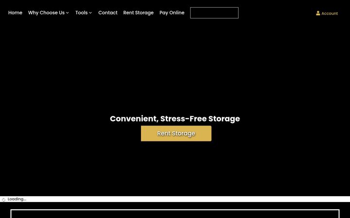 Skärmbild av conciergeselfstorage.ca