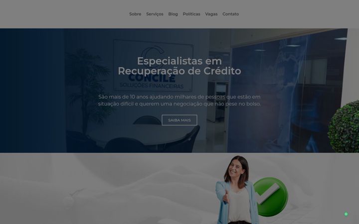 Screenshot of concile.com.br