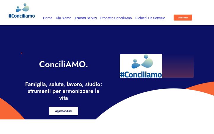 Screenshot of conciliamo.info
