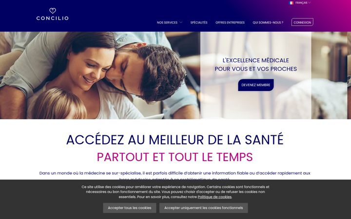 Screenshot of concilio.com