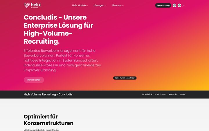 Screenshot of concludis.de