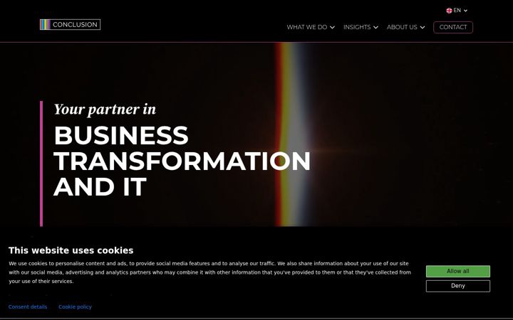 Screenshot of conclusionzuyd.nl