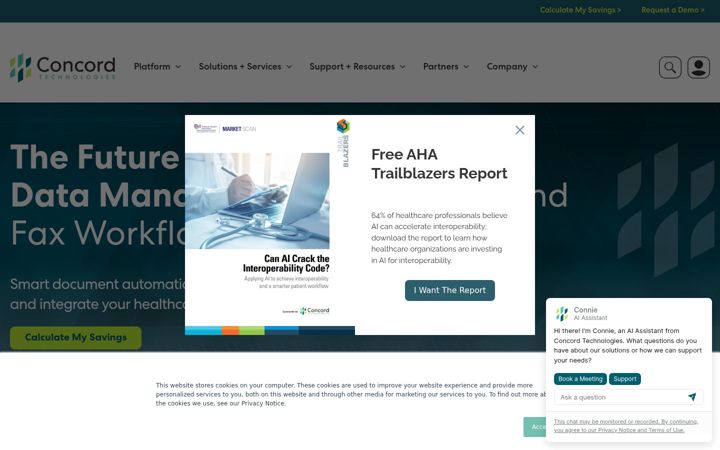 Screenshot of concord.net