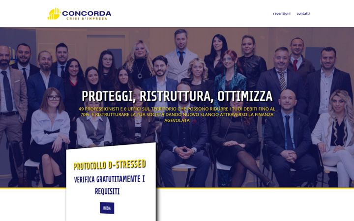 Screenshot of concorda.it