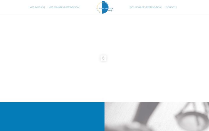 Screenshot of concordance-avocats.fr