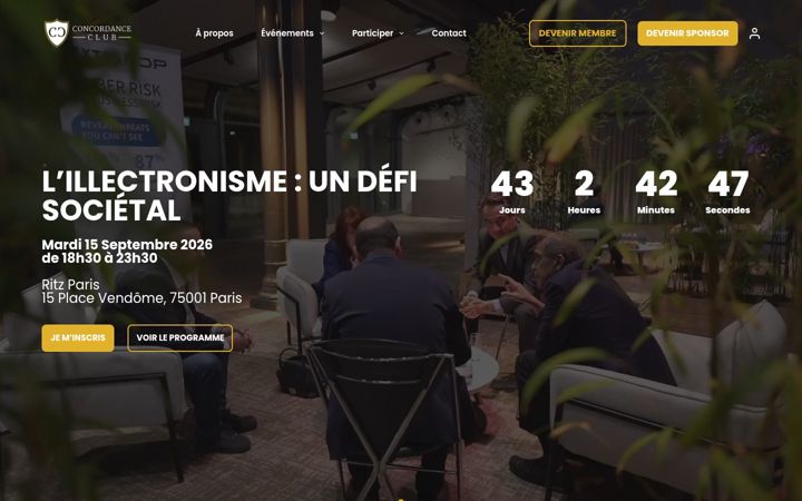 Screenshot του concordance-club.fr