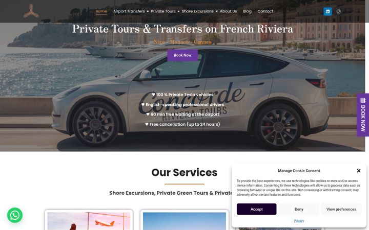 Screenshot of concorderiviera.com