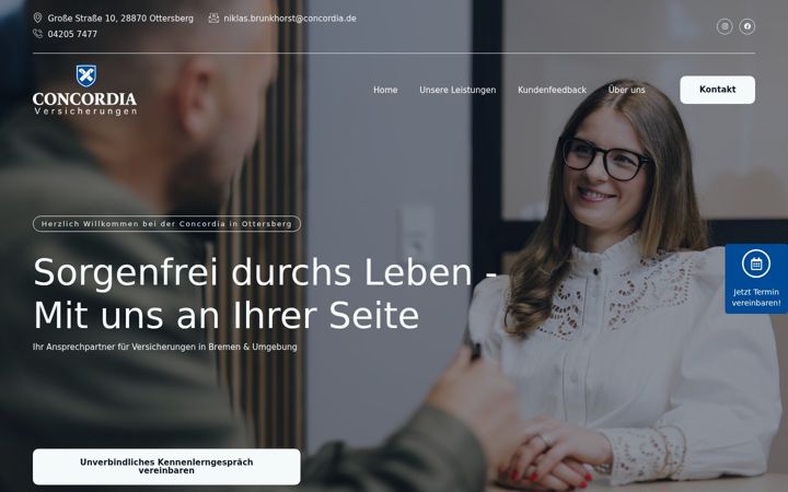 Screenshot of concordia-brunkhorst.de